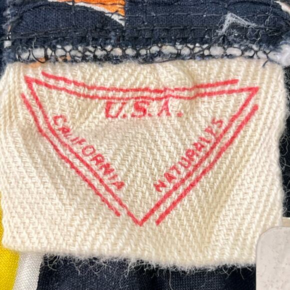 California Naturals Vintage 90s Tube Top Tank Hawaiian Tropical Beach Size XS - Picture 3 of 9